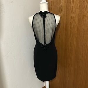 Donna Ricco New York mesh back w bow detail dress 8